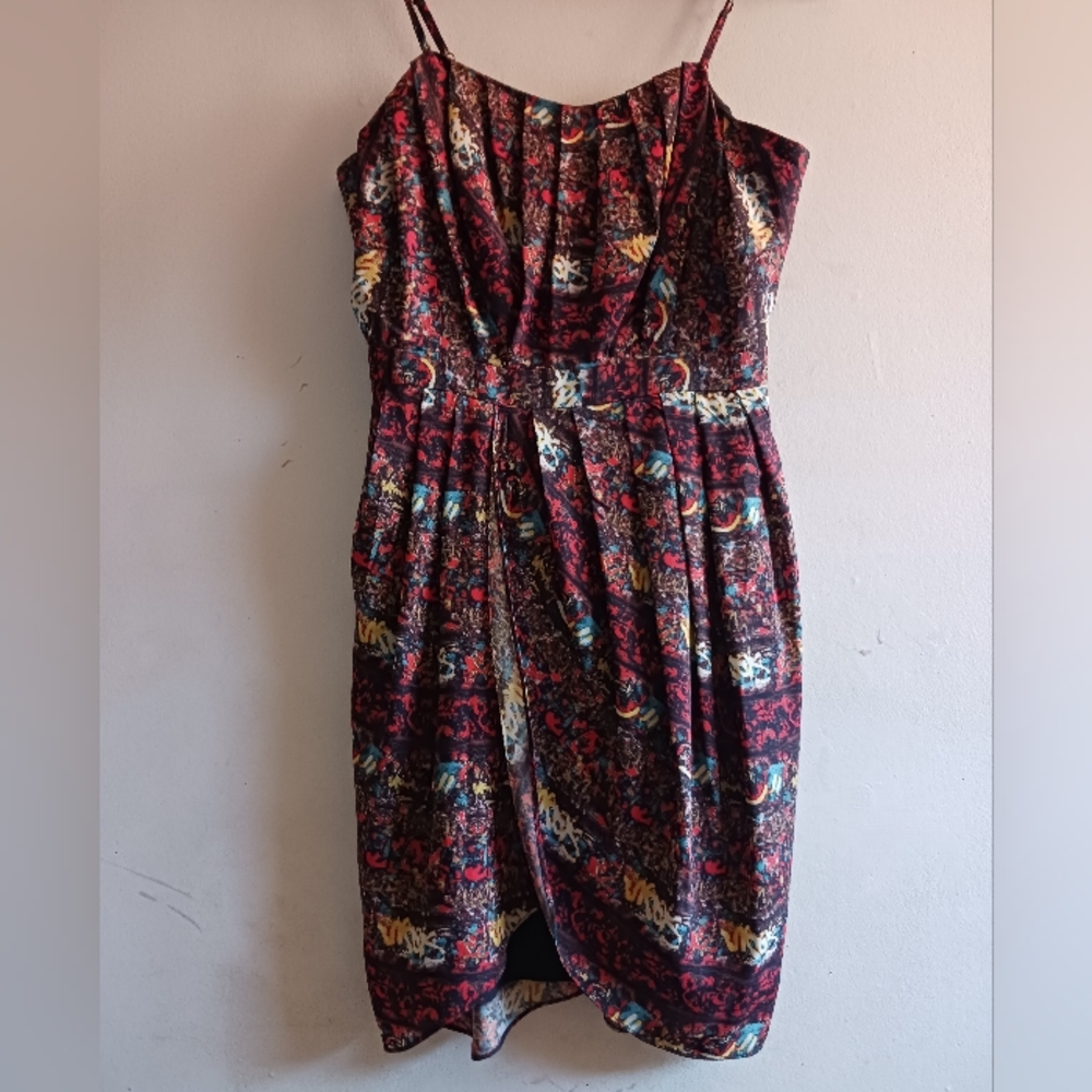 Dress, Strappy, Sam Edelman, size 4, Tribal Spirit Color MU1, multi colored
